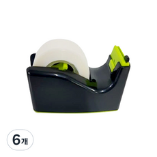 피아 오토테이프 안전 커터기, 블랙그린, 6개