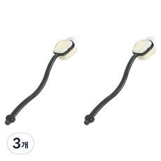 알로데 쾌적한 마사지 샤워 양면 브러쉬, TYPE03 그레이, 2개입, 3개