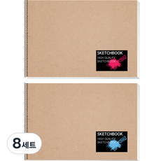 YOUNG ART 專家級KF素描本 + 貼紙隨機出貨套組, 4開, 4入