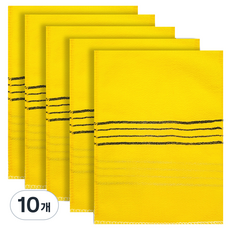 Cozywell 搓澡巾 沐浴巾 WA5001, 黃色, 1入, 10個