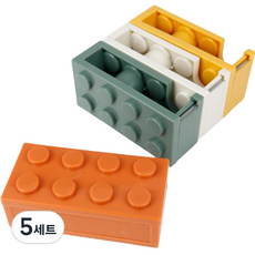 indi.k 積木膠帶台 4件組, 5套, 混合色