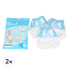 ARAKHAN 幼兒戲水防水尿褲 內褲型 男女通用, 6張, 中型(M)