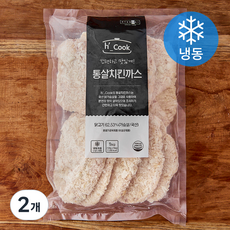 에이치쿡 통살 치킨까스 (냉동), 1kg, 2개