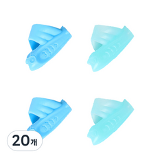 GGOSA 握筆輔助器 貓頭鷹款, 藍色, 20個