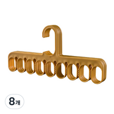 림스월드 양말집게 옷걸이, 옐로우, 8개