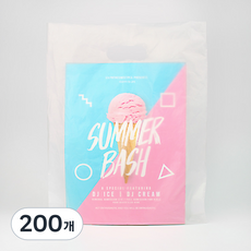 BEST PACK HD 透明素色提環塑膠購物袋 31號 22 x 31 cm, 200個, 柔和半透明