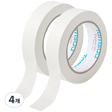 Tamsaa 遮蔽膠帶 25mm x 40m 2入, 4個