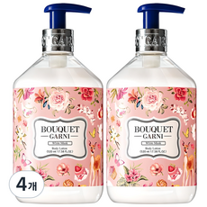 부케가르니 바디로션 화이트머스크, 520ml, 4개