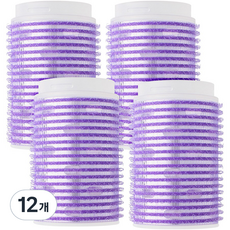 BELOTTY 多功能導熱髮捲 40 x 68 mm, 紫色, 12個