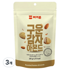 머거본 구운감자 아몬드, 200g, 3개