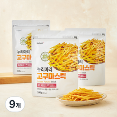 누리마리 고구마스틱, 9개, 100g