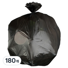 베로나 배접 분리수거 쓰레기봉투 검정, 40L, 180개