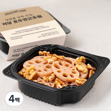 어메이징푸드 저당 호두연근조림, 250g, 4팩