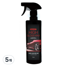 카렉스 스마트 고광택왁스, 750ml, 5개