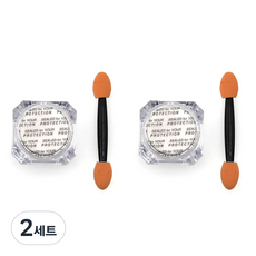 極光多功能鏡粉 2入+Tip 2入組, 2組, 混色