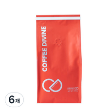 COFFEE DIVINE 牙買加藍山配方原豆咖啡, 無研磨咖啡豆, 500g, 6個