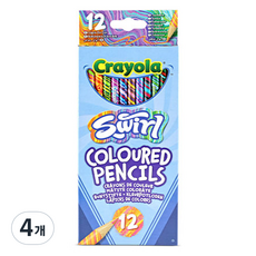 Crayola 繪兒樂 Colorful彩色鉛筆, 4個, 12色