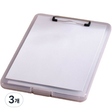 PnStore A4文件收納盒, 半透明, 3個