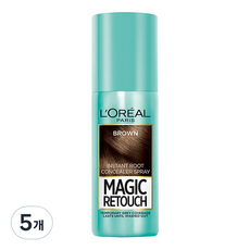 로레알 파리 로레알파리 매직 리터치 75 ml, 브라운, 5개