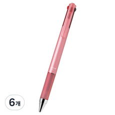 파이롯트 쥬스업 3색 다색펜 0.4mm, 코랄, 6개