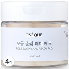 Ozeque Pore Soon Bud Ready 墊, 100片, 4罐