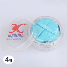 아쿠윈 실리콘 귀마개 + 케이스 SE01, BLU(BLUE), 4개