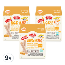 베베스트 처음먹는 칼슘 츄러스, 치즈맛, 45.5g, 9개