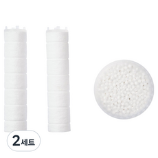소베맘 샤워기용 바디필터 2p + 헤드필터 세트, 2세트, 무향