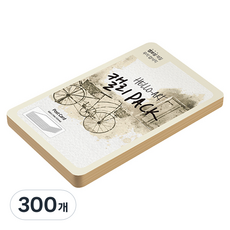 종이문화 헬로우아트캘리팩 두꺼운 엠보엽서 200g 55 크라프트브라운, 104 x 153 mm, 300개
