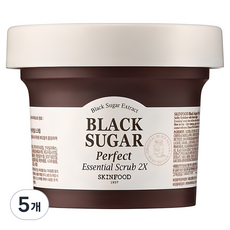 SKINFOOD 黑糖完美精華磨砂膏 2X, 5個, 210g