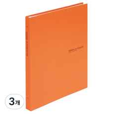 드림산업 트레비엥 합지 파일 20매입, 주황, 3개