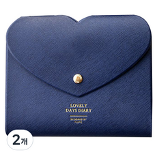 플레픽 러블리 데이즈 만년 다이어리, 네이비 블루, 2개