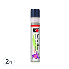 Marabu 時尚眼線筆 25ml 581 Shimmer Silver, 1 種顏色, 2個