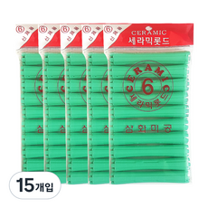 三和美工 陶瓷燙髮捲 6號 10p, 單一顏色, 15個