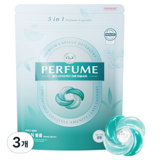 CLA 5 in 1 퍼퓸 캡슐세제 미스틱블룸, 40개입, 600g, 3개