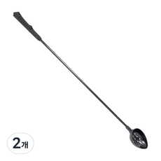 아리코 낚시 밑밥주걱 블랙, 2개