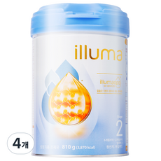 일루마 분유 2단계, 810g, 4개