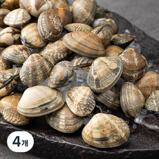 바다림 서해안 산지직송 생물 갯벌 참바지락 (냉장), 1.5kg, 4개