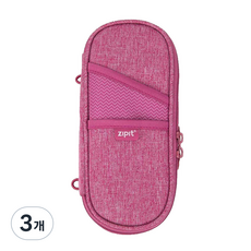 집잇 루프 펜슬 케이스, 핑크, 3개