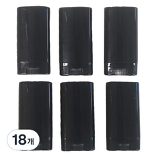 防曬棒乳液瓶 15g 3.7 x 3 x 7.6 cm, 黑色, 18個