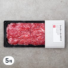 남도화우 한우 암소 1등급 불고기용 (냉장), 300g, 5개