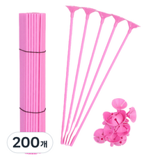 스타리움 풍선 컵스틱 32cm, 핑크, 200개