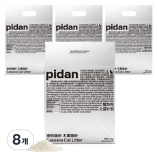 피단 페페 카사바 오리지널 고양이 모래, 8개, 6L