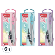 Maped 學習用粉彩鉛筆式圓規, 6個