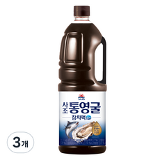 사조 통영굴 참치액, 2.1kg, 3개