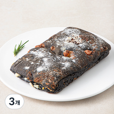 도제식빵 먹물치즈 쌀 치아바타, 130g, 1개입, 3개