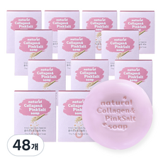 BOM 春季膠原蛋白和粉紅鹽皂, 105g, 48個