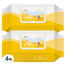 Tamsaa 寵物臉用濕紙巾, 4包, 80張