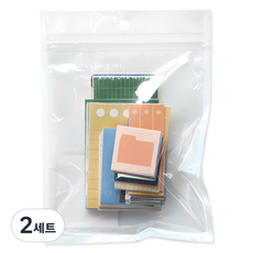 Monolike PLAN 貼紙包 51款 x 2張 組合, 混色, 2套