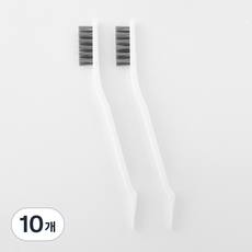 JAJU(자주) 자주 닦는 밀폐용기 뚜껑전용 세척솔 19.5cm, 혼합색상, 10개